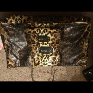 Leopard guess tote